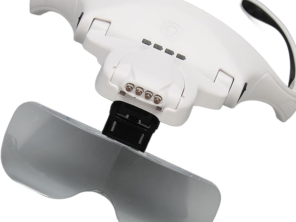 Priekinis didinamasis stiklas su 4 led lemputėmis 3,5 tikslumo priekinis žibintas profesionalus