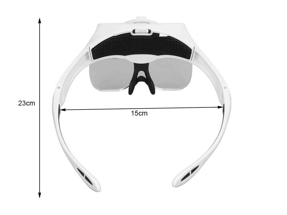 Priekinis didinamasis stiklas su 4 led lemputėmis 3,5 tikslumo priekinis žibintas profesionalus