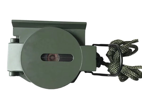 Profesionalus taktinis karinis kompasas, metalinė užrakinama liniuotė