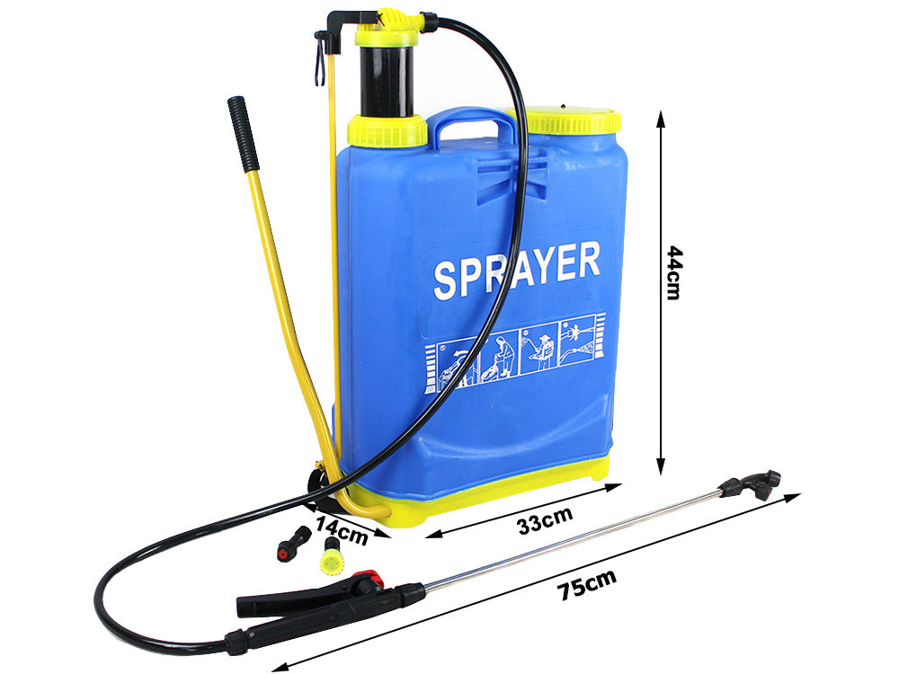 Kuprinis slėginis purkštuvas sodo rankinis purkštuvas 16l