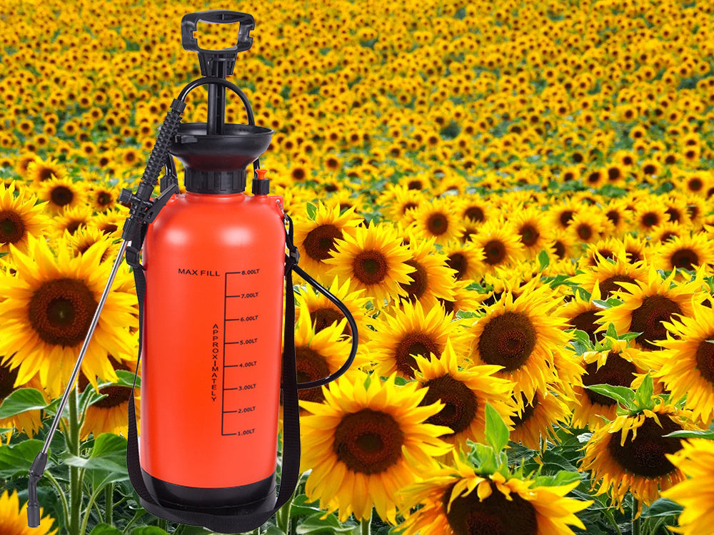 Slėginis purkštuvas sodo rankinis purkštuvas ilgas lancetas 8l diržas