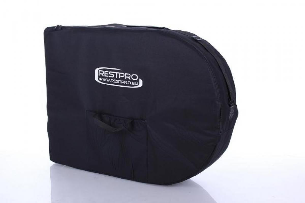 OVAL serijos masažo stalas su maišu