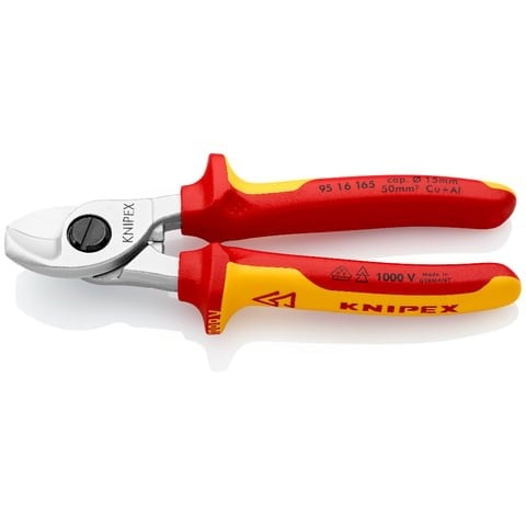 Izoliuotos kandyklės elektros kabeliui KNIPEX 9516165 (Ø15mm/50mm2, 165mm, 1000V)