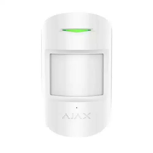 Belaidis judesio ir stiklo dūžio jutiklis AJAX CombiProtect (Baltas)