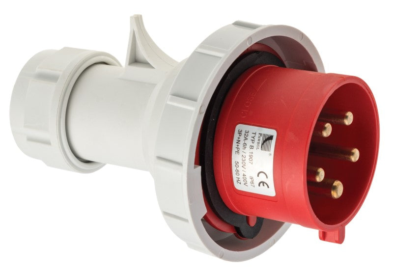 Pramoninis kištukas Pawbol B.1907 (32A, 5P, 400V, IP67)