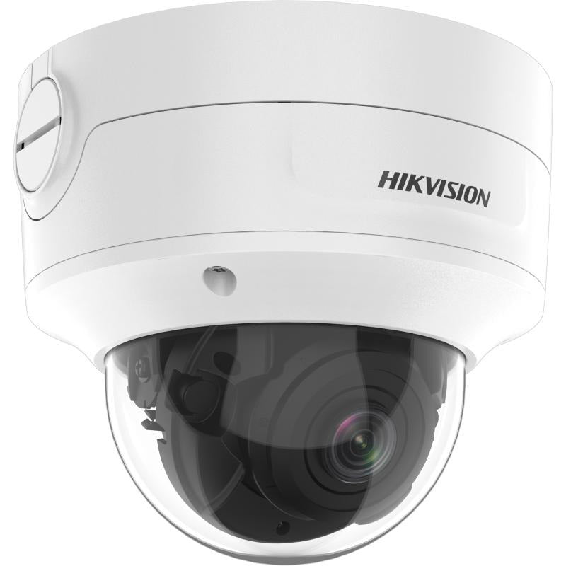 Hikvision dome DS-2CD2746G2HT-IZS F2.8-12 (balta, 4 MP, 40 m. IR, AcuSense, Darkfighter)