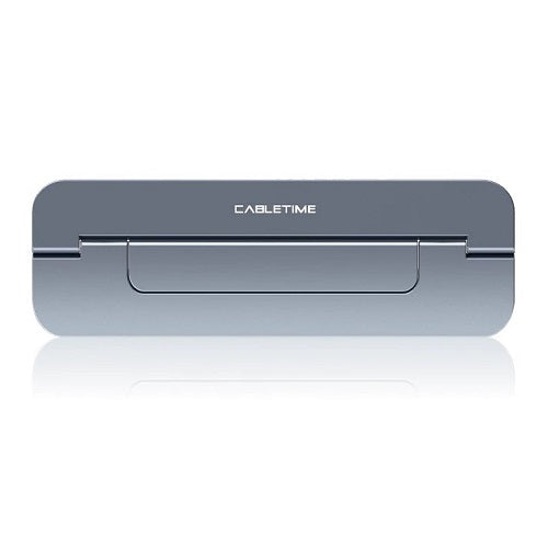 Nešiojamo kompiuterio stovas, pilkas