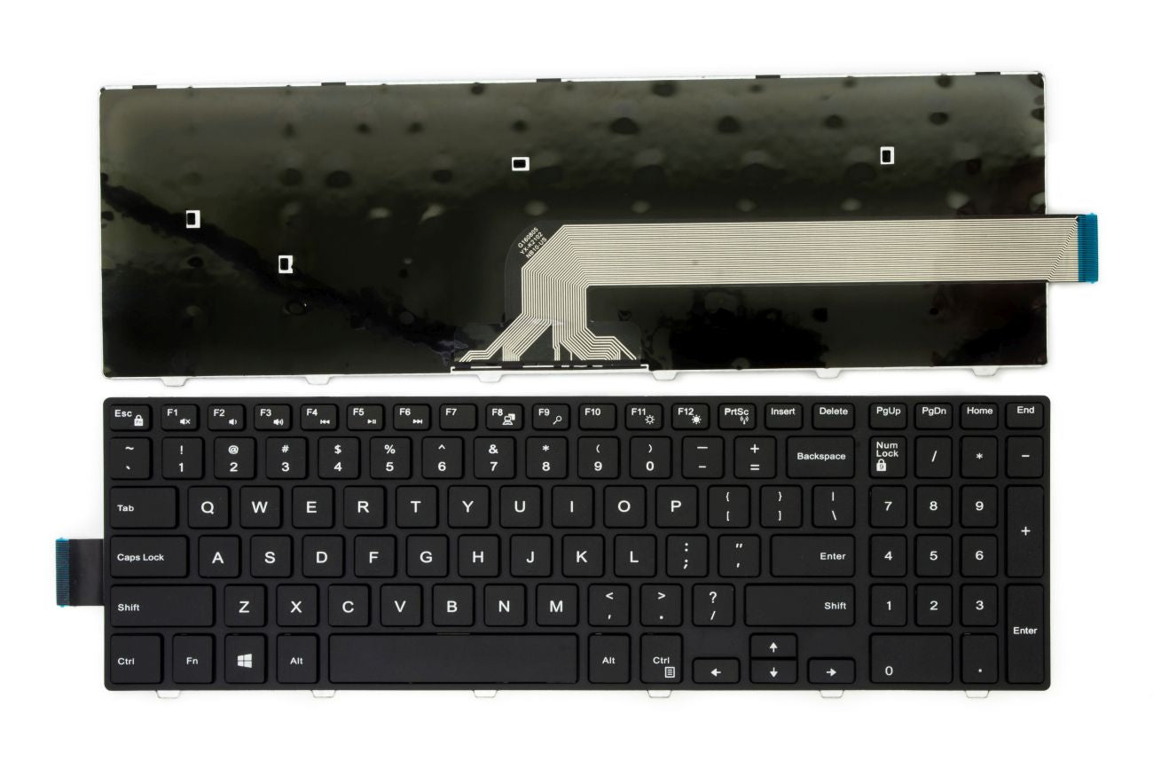 Klaviatūra DELL Inspiron 15: 3000, 5000, 3541, 3542, 3543, 5542, 5545, 5547