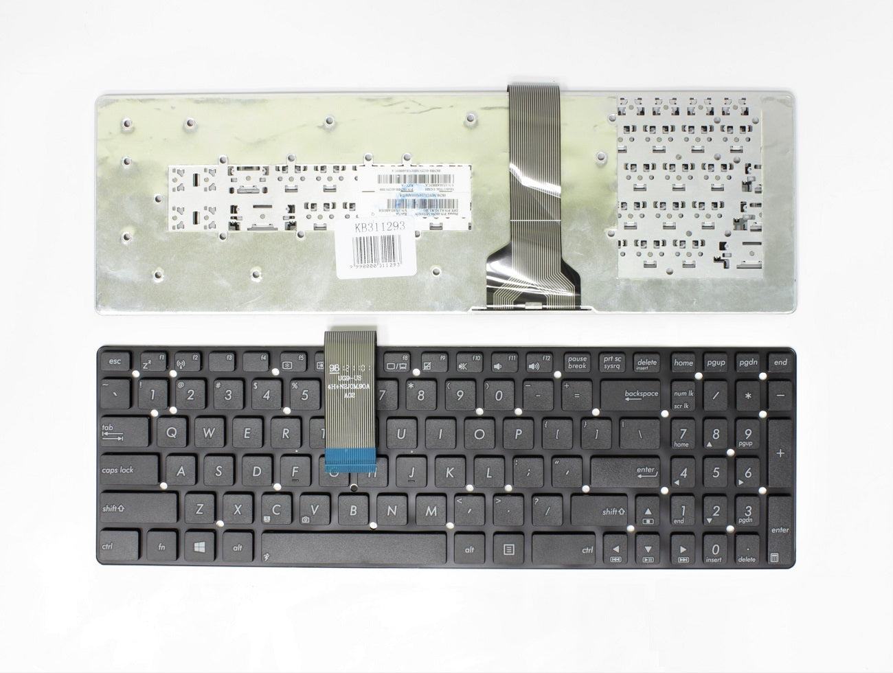 Klaviatūra ASUS: K55, K55A, K55V, K55M, K55X, A55, A55V, A55A, A55N
