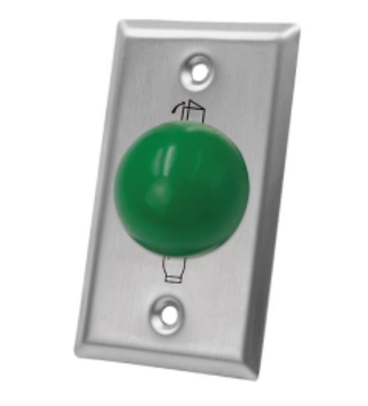 Praėjimo sistemos mygtukas K-SM50 (siauras, EXIT, žalias)