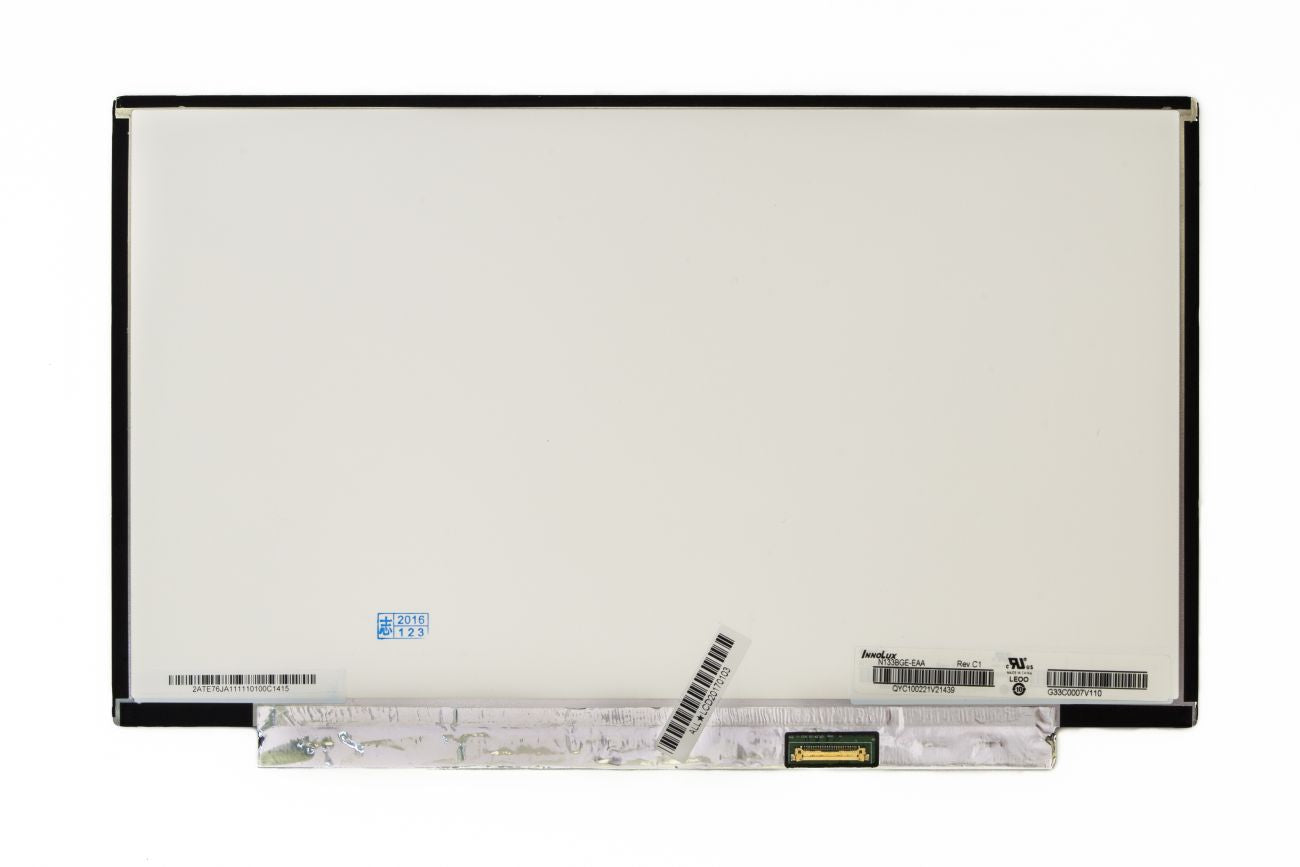 Matrica 13.3" 1366x768 HD, LED, SLIM, blizgus, 30pin (dešinėje), EDP, A+