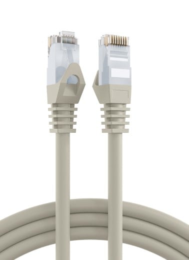 Patch kabelis (0.5m, UTP, CAT6, LSHZ, pilkas)