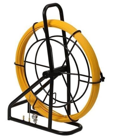 Kabelio pratraukėjas (80m, 6mm, geltonas, polipropilenas)