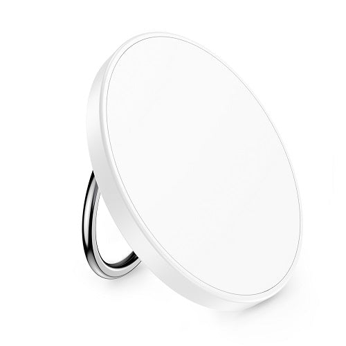 Belaidis įkroviklis CHOETECH, 15W, 2in1, magnetinis, baltas su žiedu