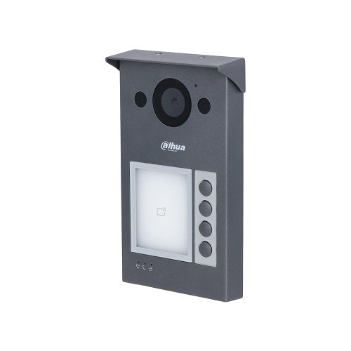 IP domofono kamera VTO3312Q-P. 4 abonentai. 2MP 125°. SIP. IP65, IK08
