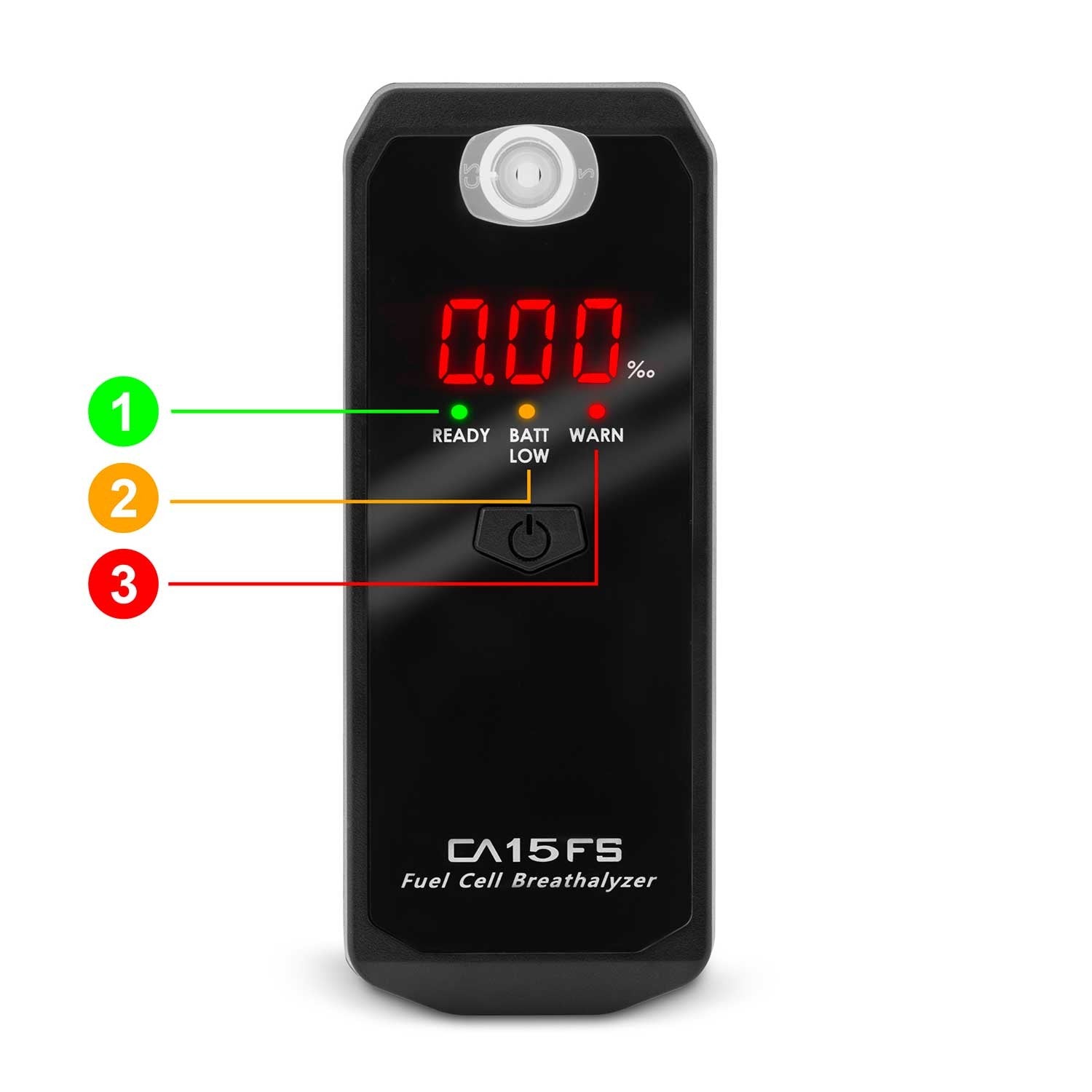 Elektrocheminis alkotesteris CA 15FS + burnos