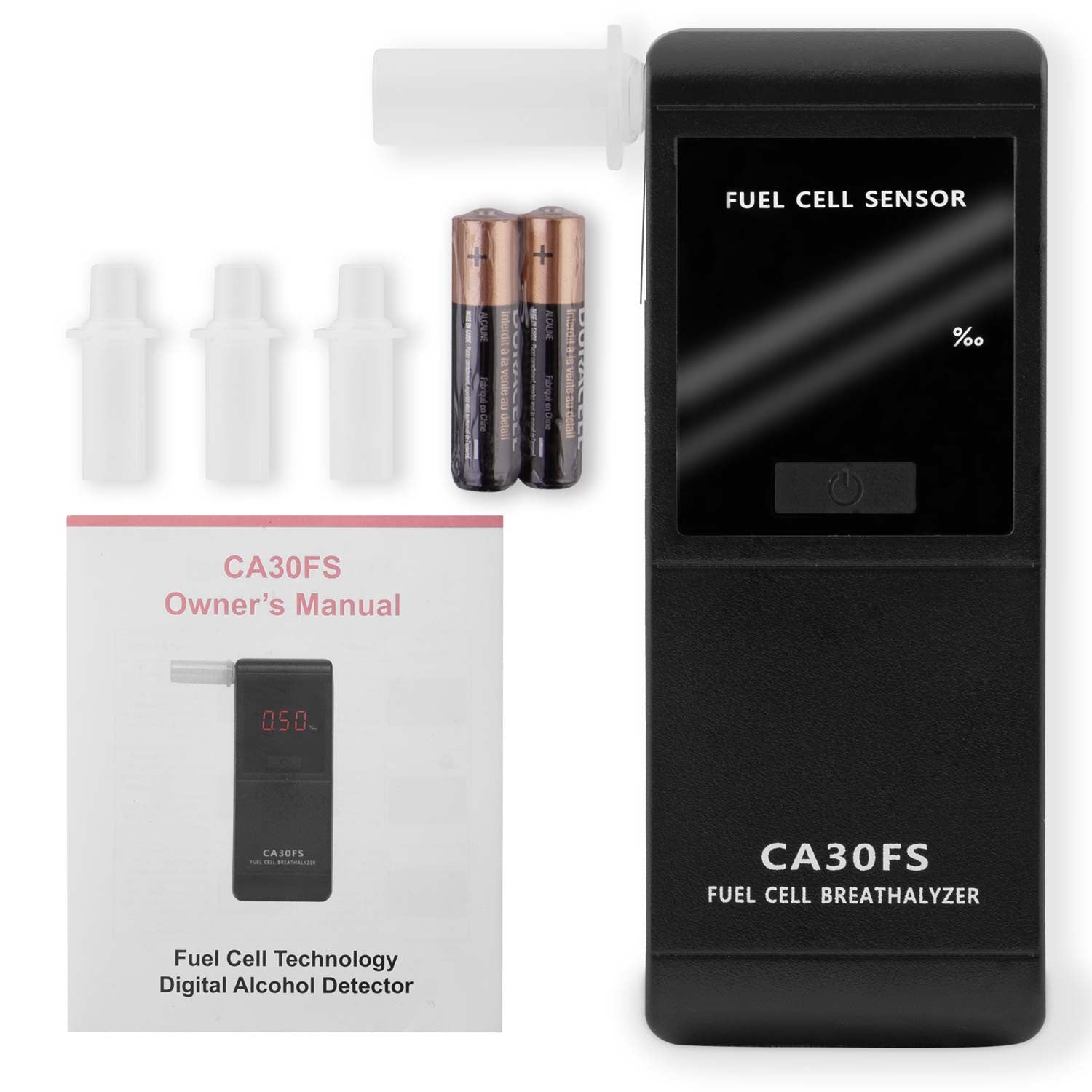 Elektrocheminis alkotesteris CA 30FS + burnos