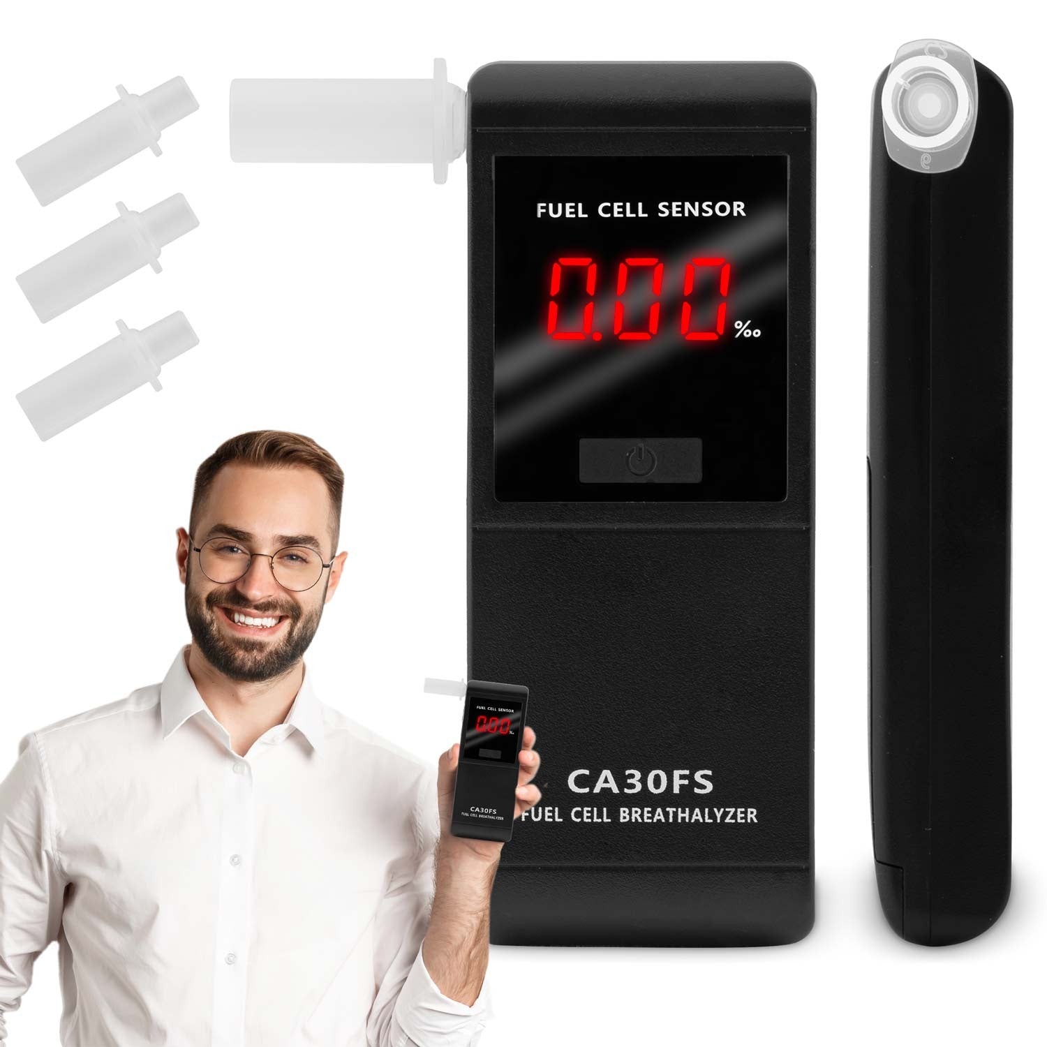 Elektrocheminis alkotesteris CA 30FS + burnos