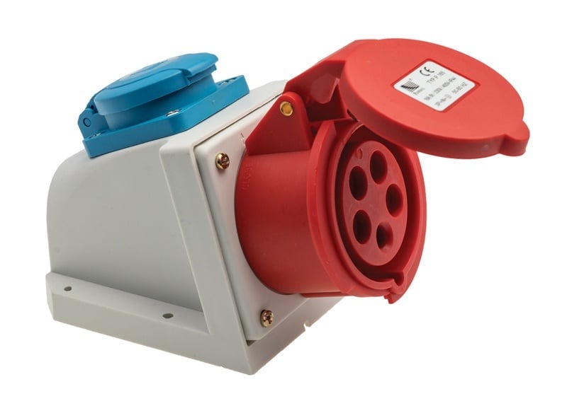 Pramoninis kištukinis lizdas Pawbol B.1942-S (16A, 5P, 250V/400V, IP44)