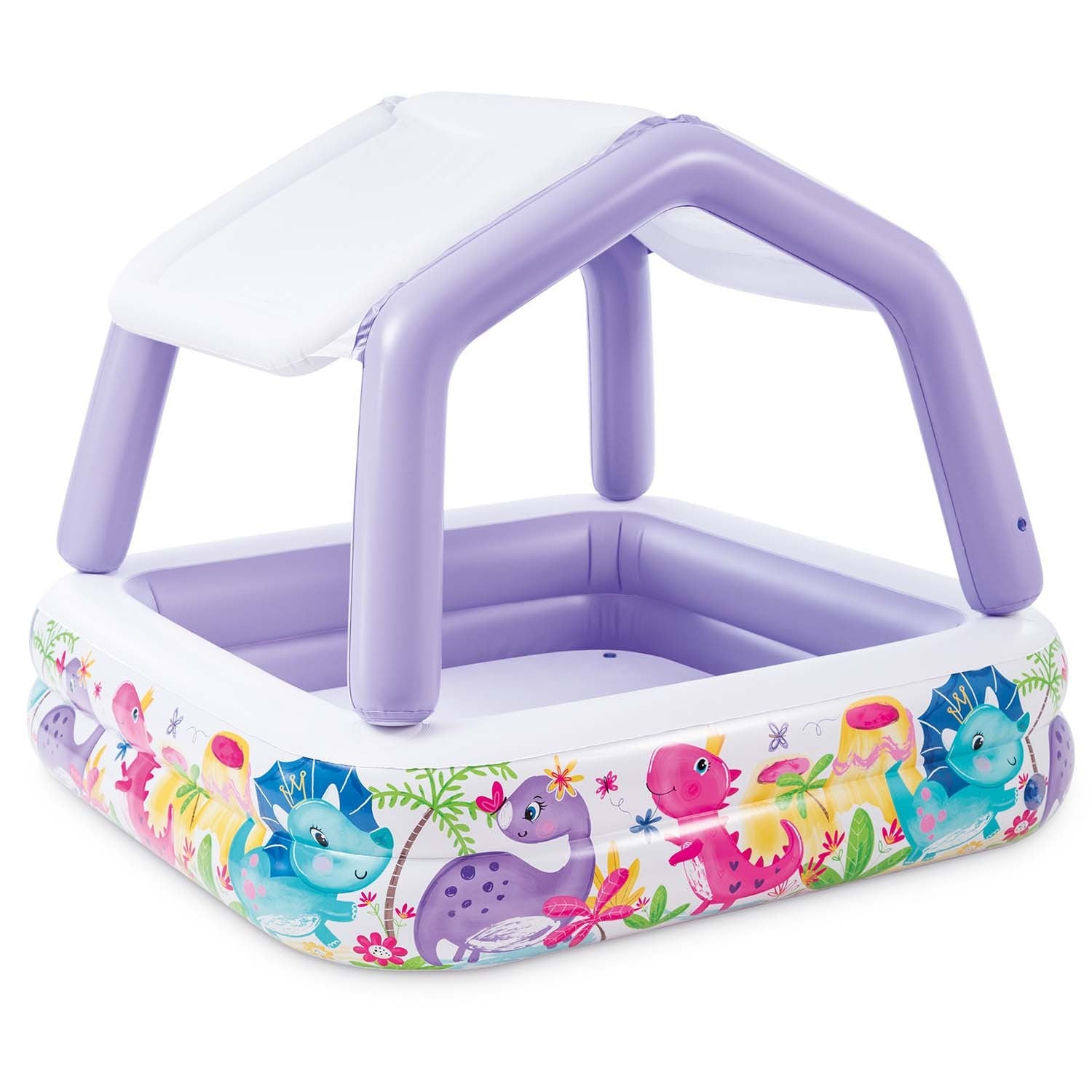 Dūtinis baseinas Akvariumas su 157 x 157 x 122 cm stogu INTEX 57470