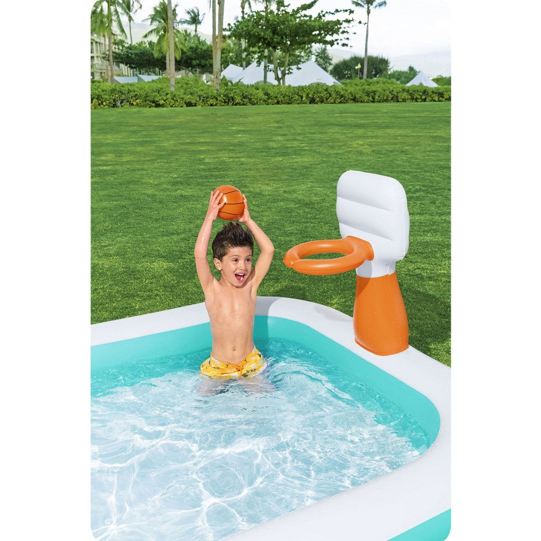 Dunk'N Splash 251 cm x 168 cm x 102 cm pučiamasis baseinas