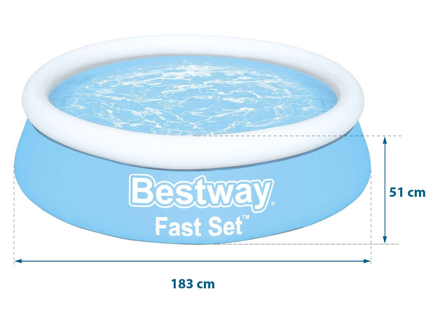 183 x 51 cm ploto baseinas Bestway 57392