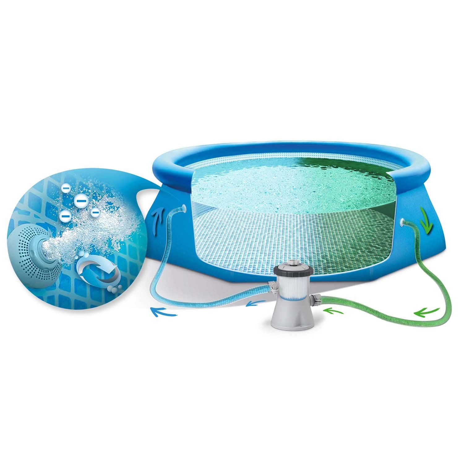 305 x 61 cm 16v1 INTEX 28118 lauko baseinas