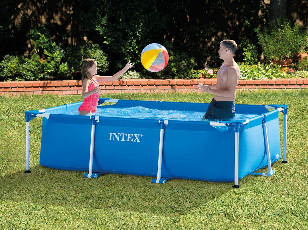 Stiklinis sodinis baseinas 260 x 160 x 65 cm 2v1 INTEX 28271
