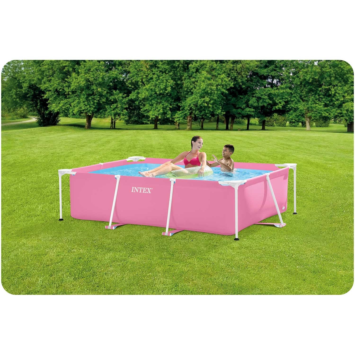 220 x 150 x 60 cm 2v1 karkasinis sodo baseinas INTEX 28266