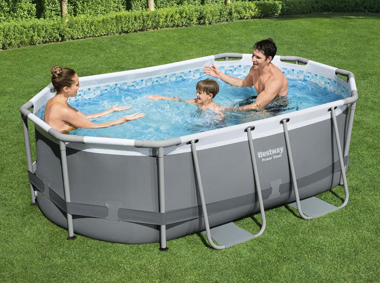 305 x 200 x 84 cm 10w1 Bestway 5614A karkasinis baseinas