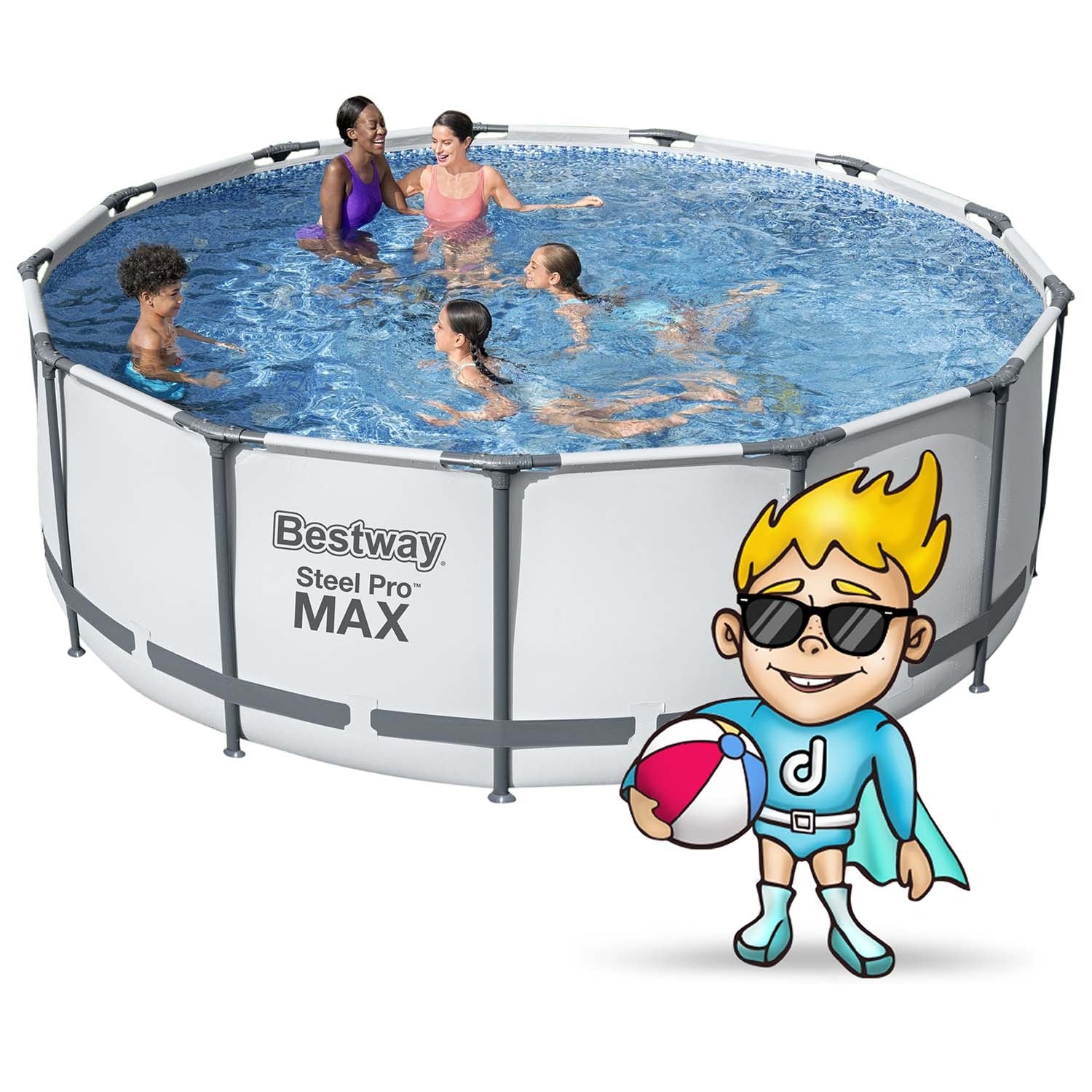 396 x 122 cm 18w1 Bestway 5618W stogo sodas