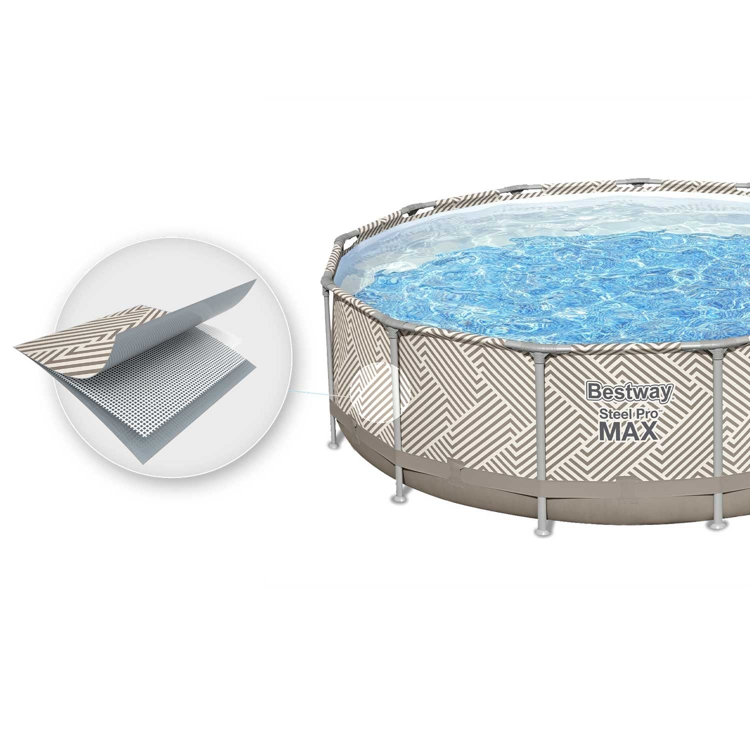 396 x 107 cm 11w1 Bestway 561FY stogo baseinas