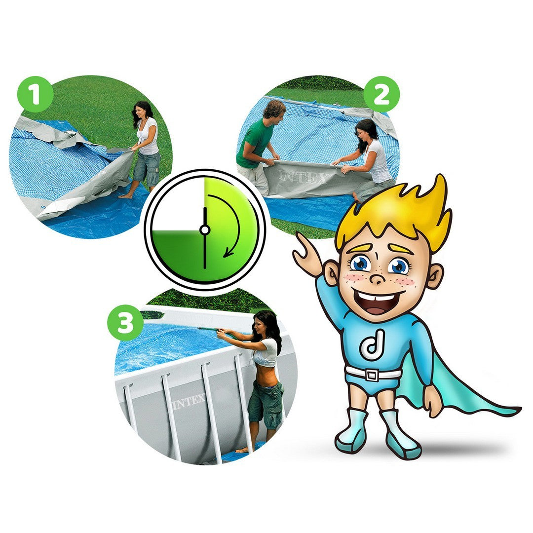 400 x 200 x 100 cm 4v1 karkasinis sodo baseinas INTEX 26780