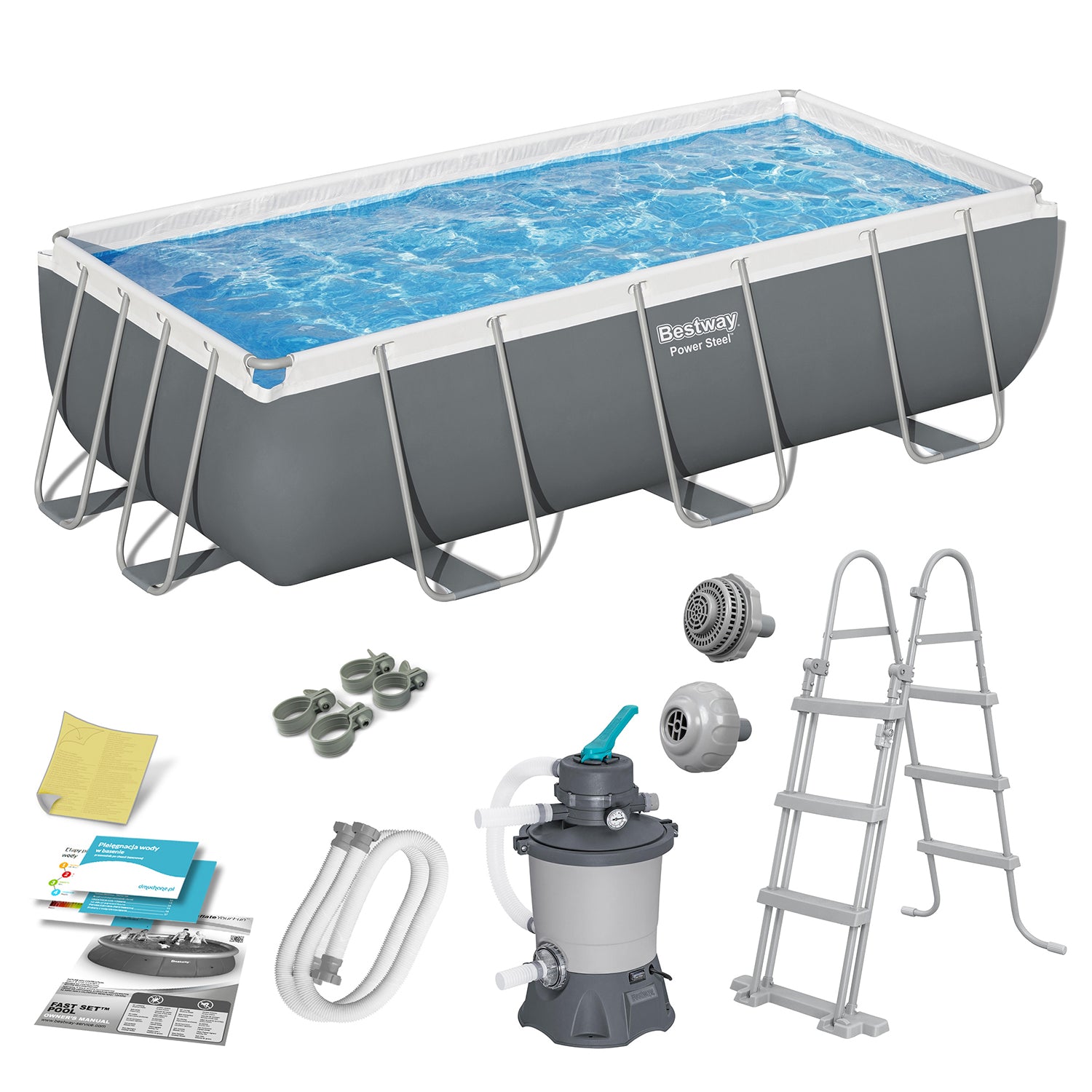 Bestway 56442 baseinas su stogu 404x201x100 cm (10w1)