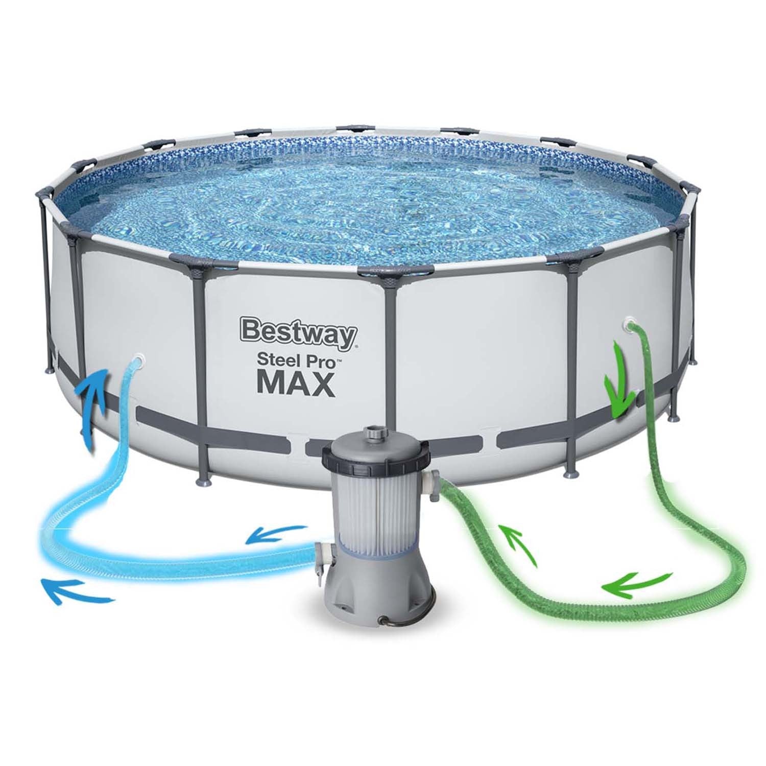 427 x 122 cm 12v1 Bestway 5612X stogo baseinas