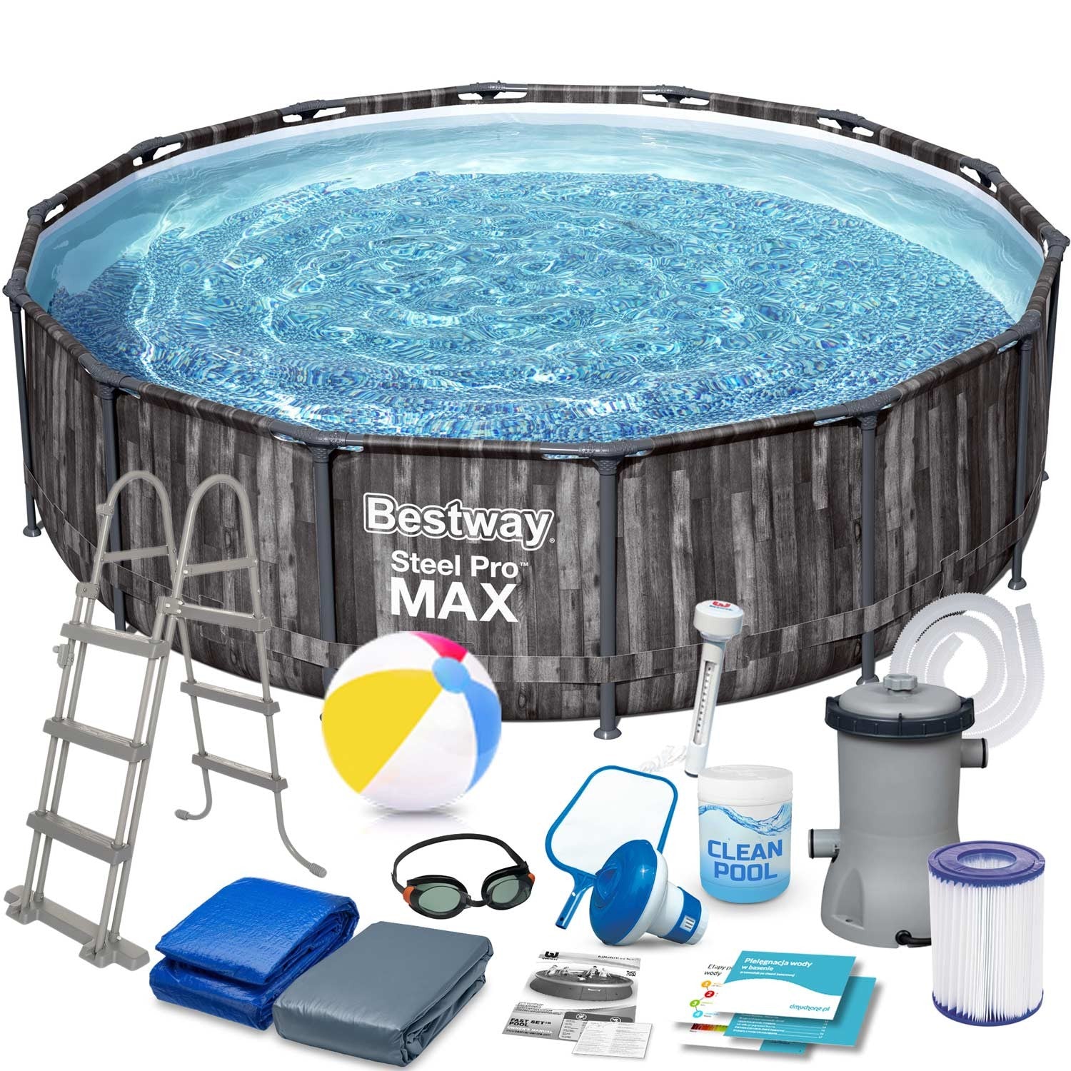 427 x 107 cm 17w1 Bestway 5614Z stogo baseinas