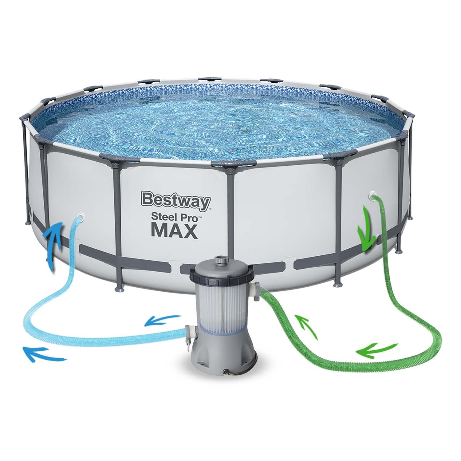 457 x 122 cm 11w1 Bestway 56438 karkasinis sodo baseinas