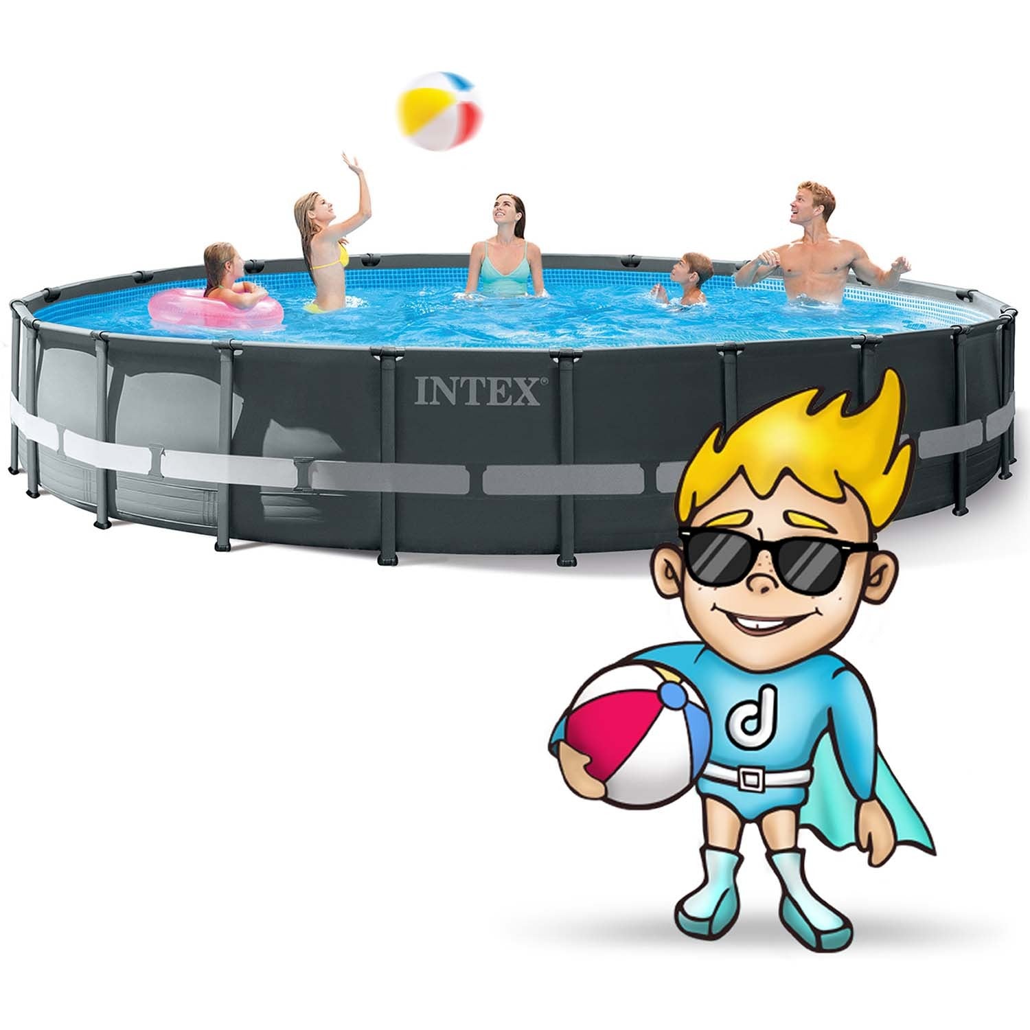 610 x 122 cm 11v1 karkasinis baseinas INTEX 26334