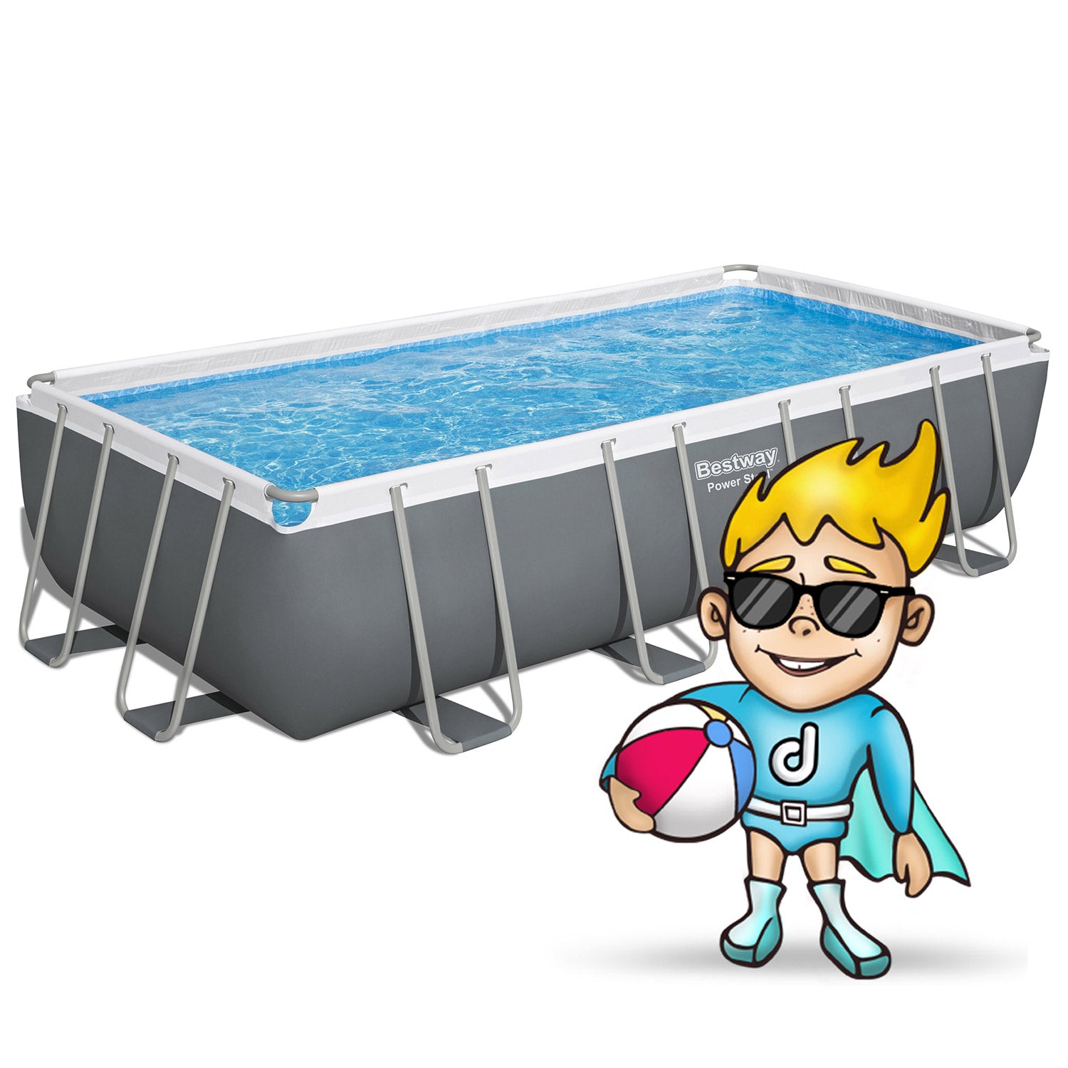 549 x 274 x 122 cm 12v1 Bestway 56465 karkasinis baseinas