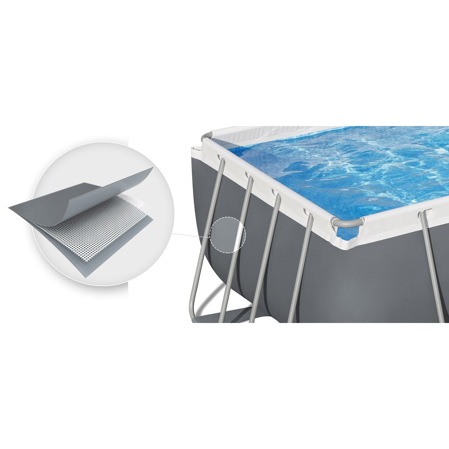 549 x 274 x 122 cm 12v1 Bestway 56465 karkasinis baseinas