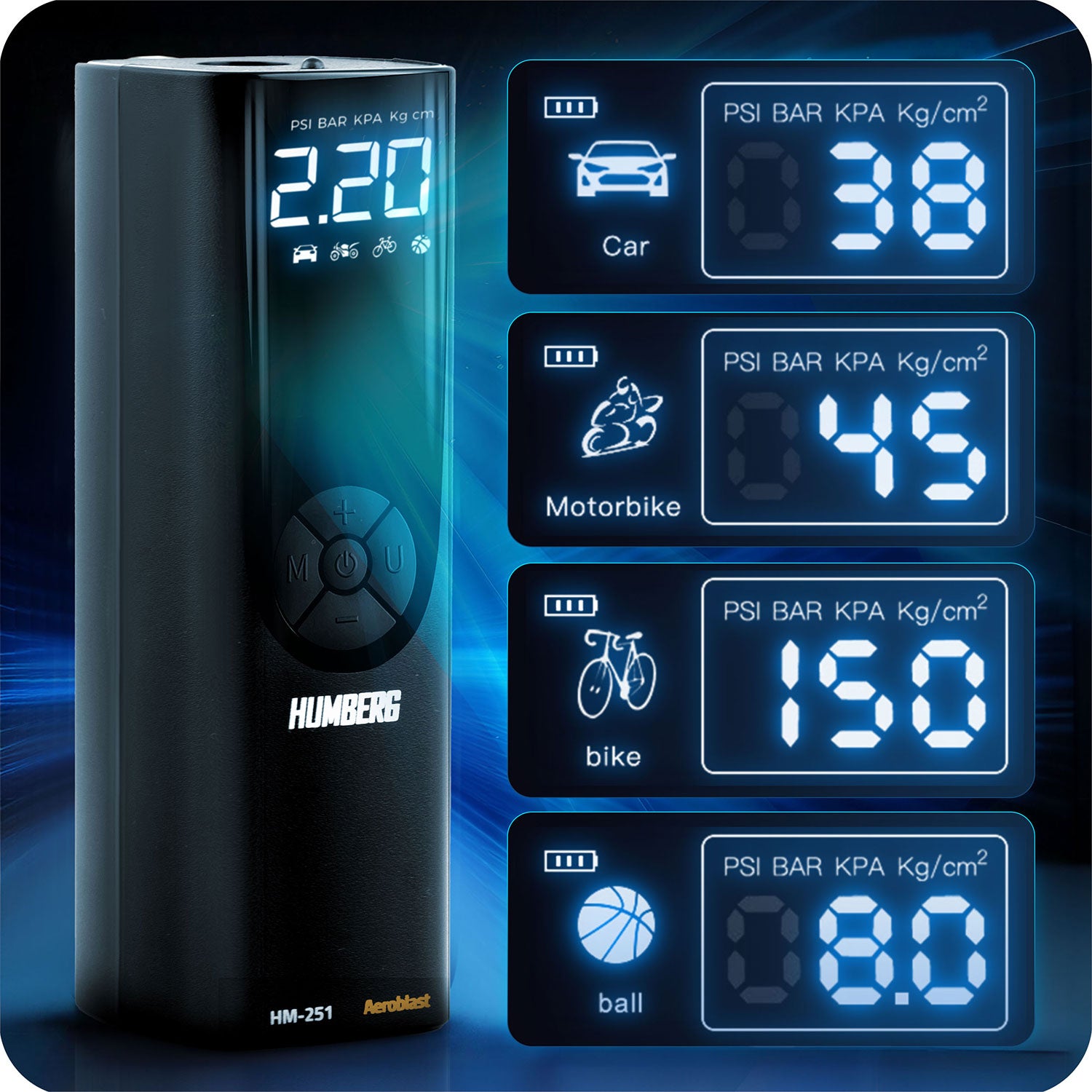 HM-251 Humberg elektrinis automobilių siurblys