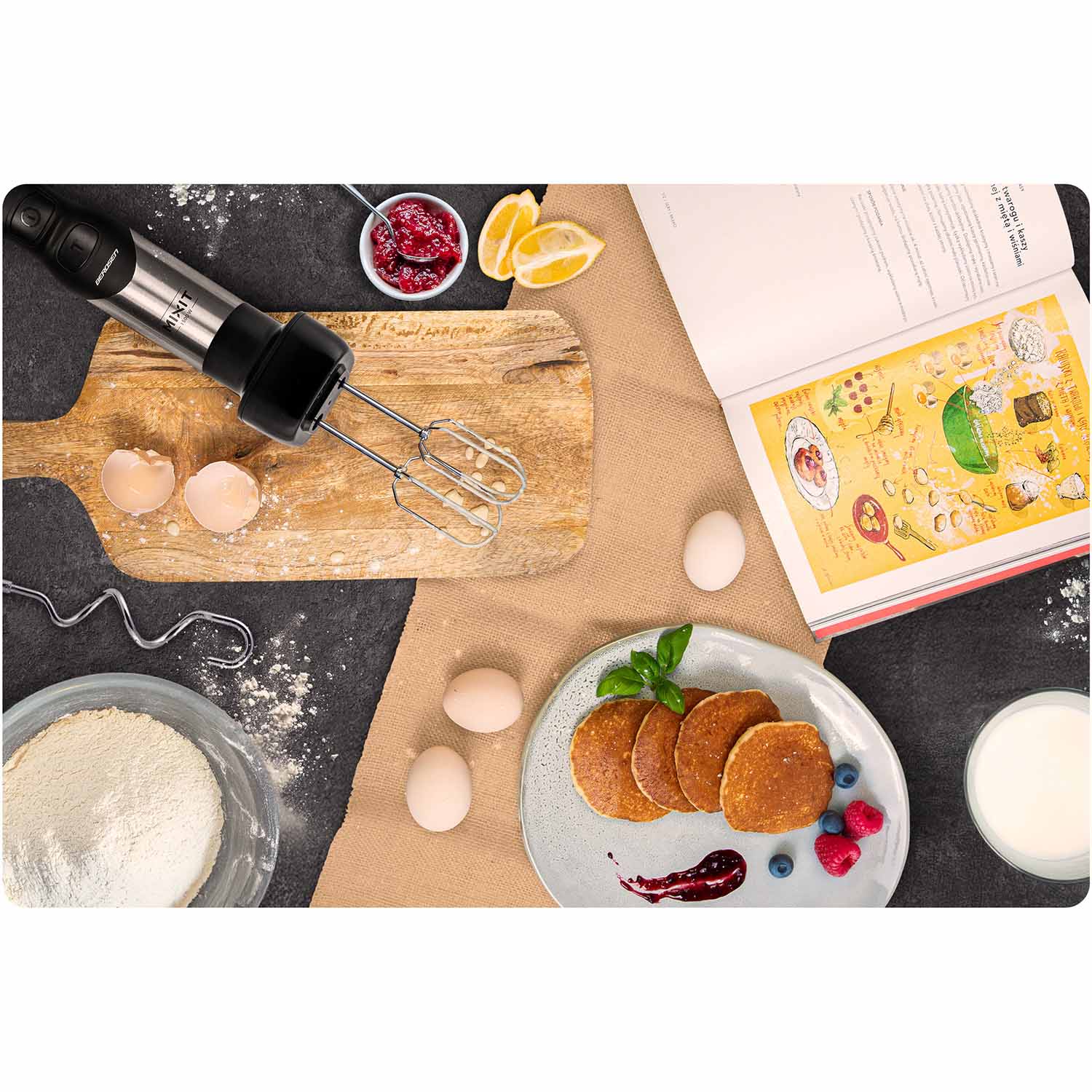 1500 W BD-753 Berdsen rankinis maišytuvas