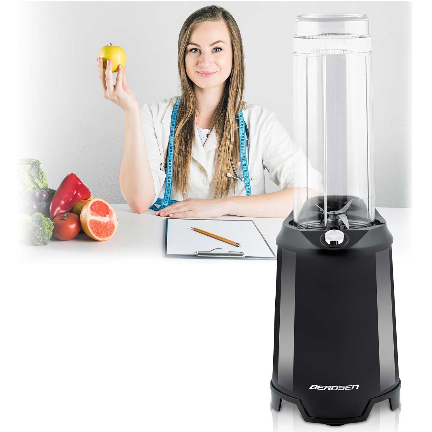 Blender smoothie 350W BD-752 Berdsen juodas
