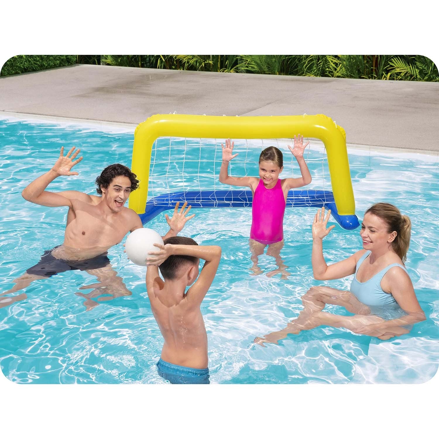 Basinų vartai + kamuolys 137 x 66 cm