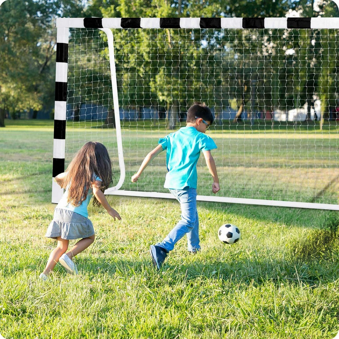 Futbolo vartai 300 x 200 x 120 cm NS-465 juodai balta