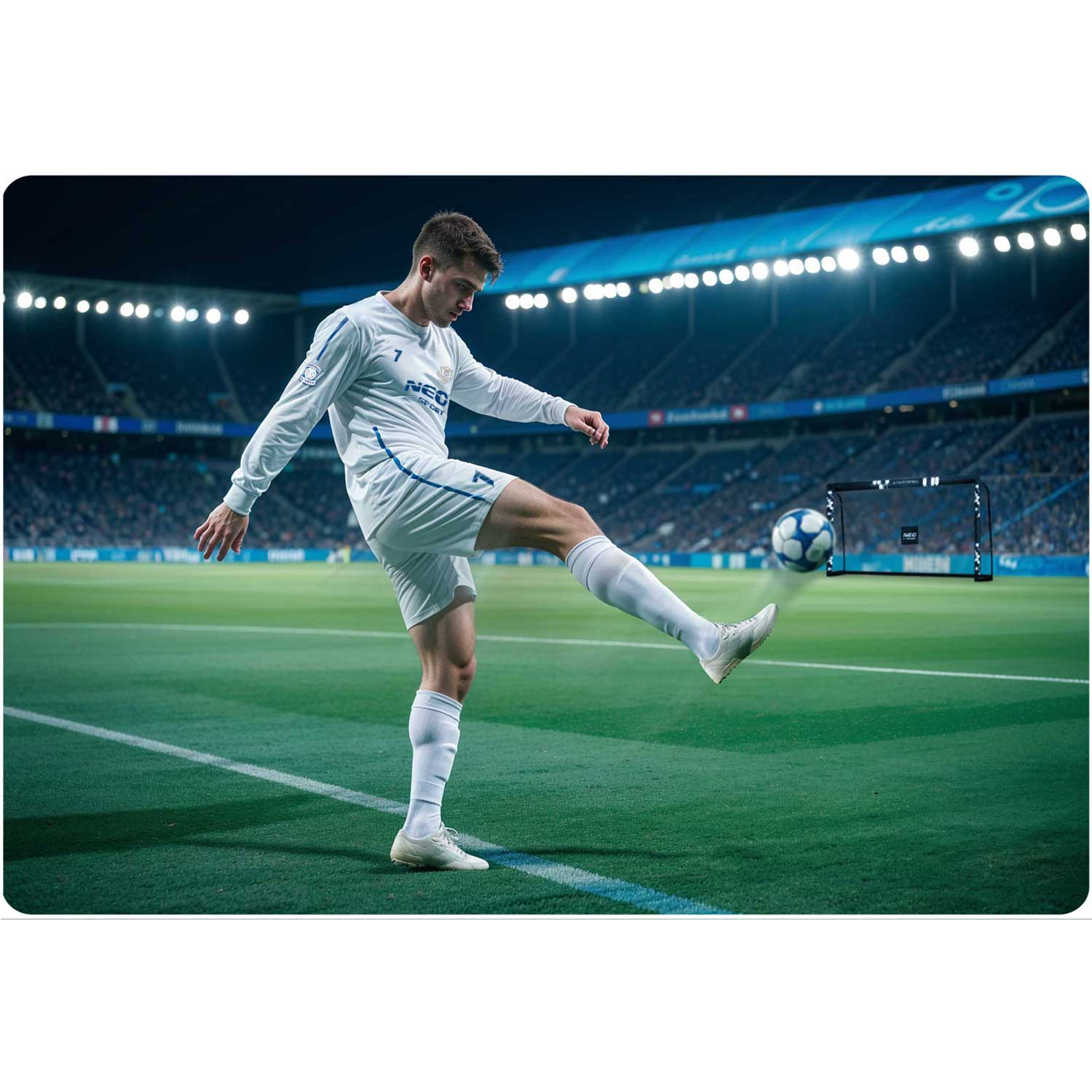 300 x 200 x 120 cm NS-472 šešiakampė futbolo vartai