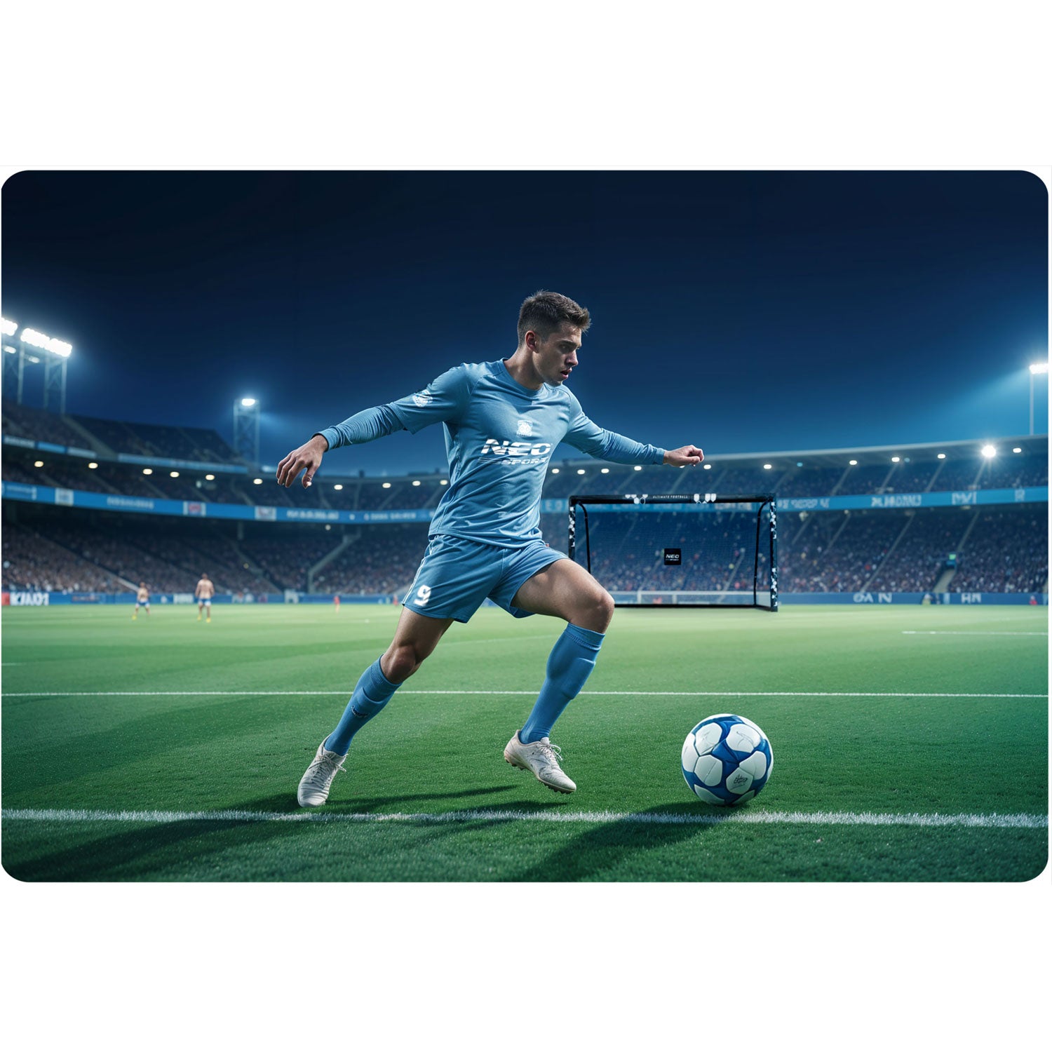 300 x 200 x 120 cm NS-472 šešiakampė futbolo vartai