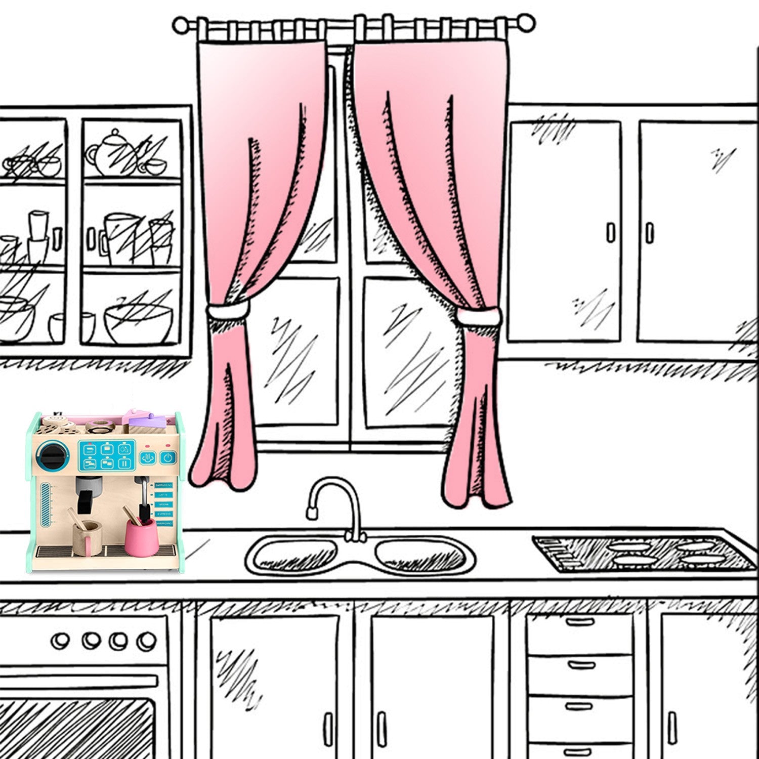 Ricokids kofeino ekspresas su cukraus gamykla 785100 mentas