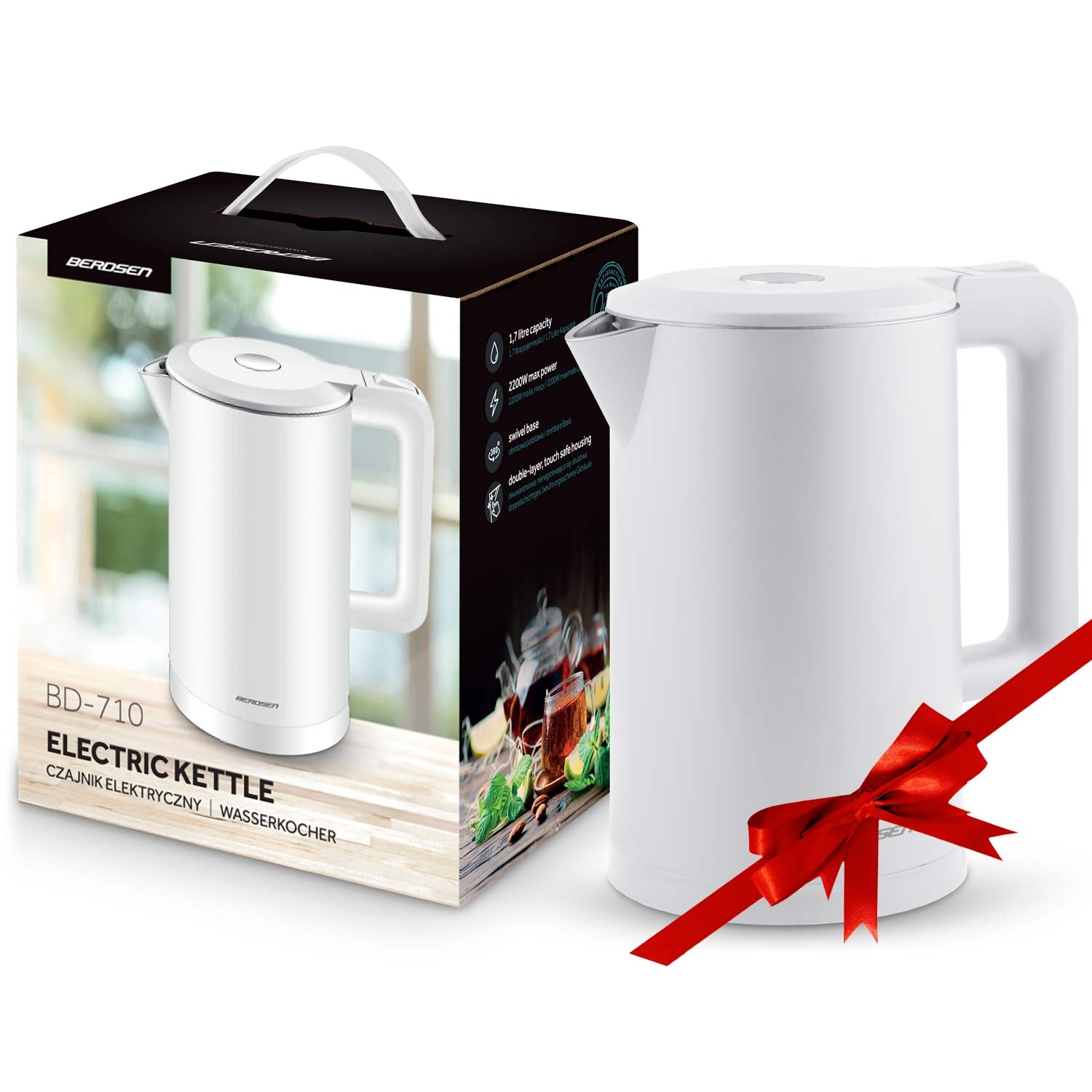 1,7-litro elektrinis Berdsen BD-710 baltasis