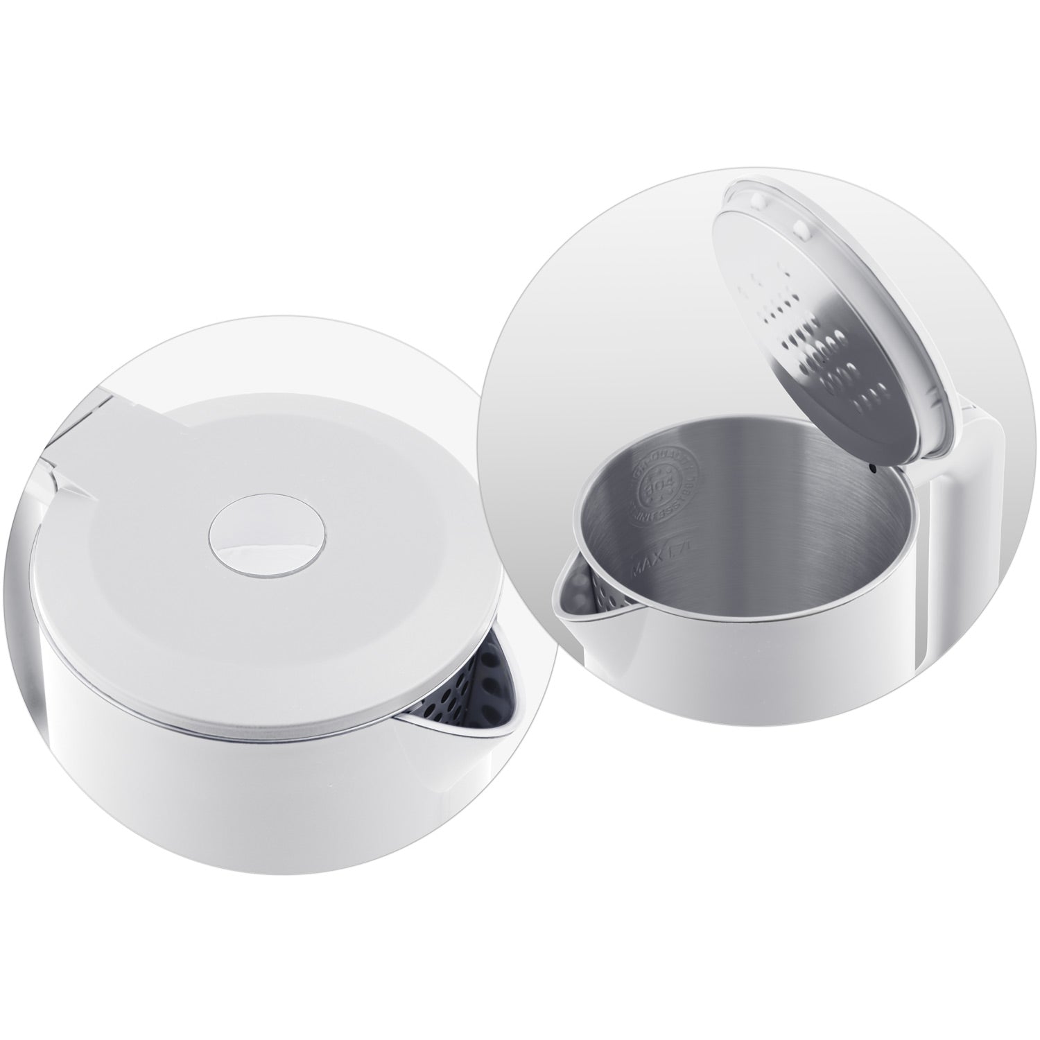 1,7-litro elektrinis Berdsen BD-710 baltasis